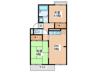 Ｋ・ＯＪフラッツの物件間取画像